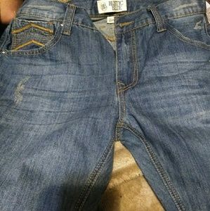 Rustic blue 34 x 34 bootcut mens jeans
